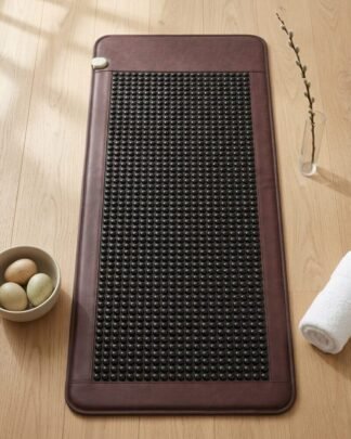 Full Body Acupressure Black Tourmaline Stone Heating Therapy Mat