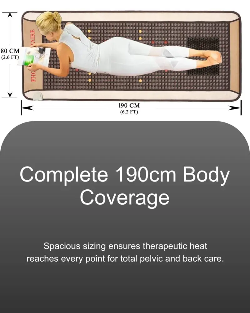 ETS Solitaire Therapy Mattress Back Pain Far Infrared Heating & TENS Pads - Image 3