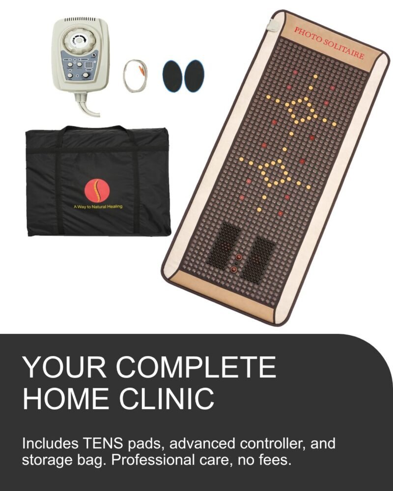 ETS Solitaire Therapy Mattress Back Pain Far Infrared Heating & TENS Pads - Image 7