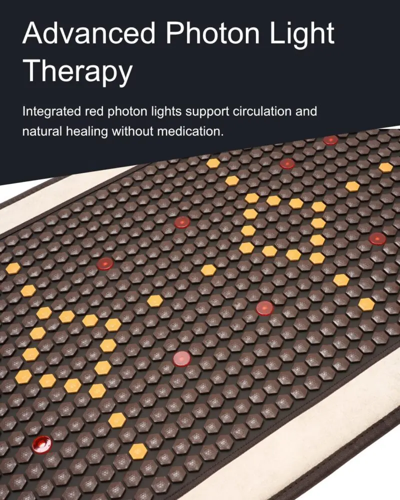 ETS Solitaire Therapy Mattress Back Pain Far Infrared Heating & TENS Pads - Image 5