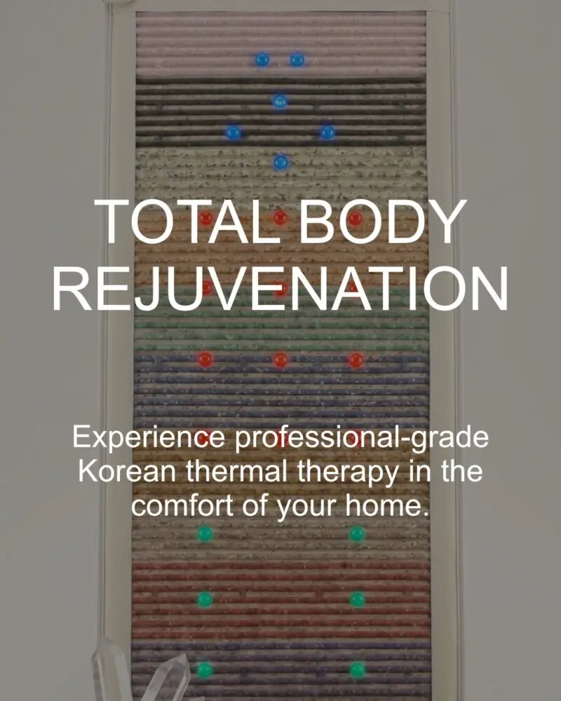 Carefit PEMF Rainbow Chakra Gemstone Massage Heating Mat - Image 3