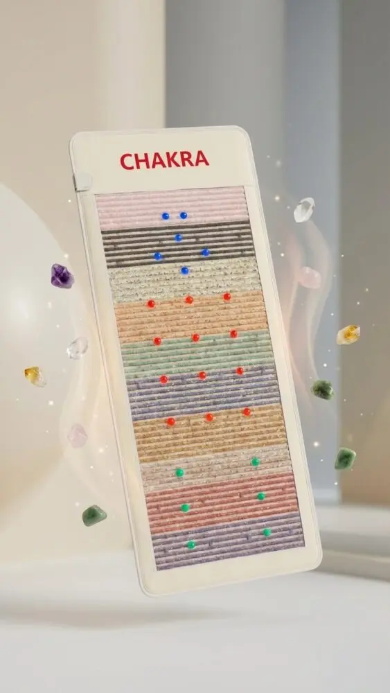 Carefit PEMF Rainbow Chakra Gemstone Massage Heating Mat - Image 8